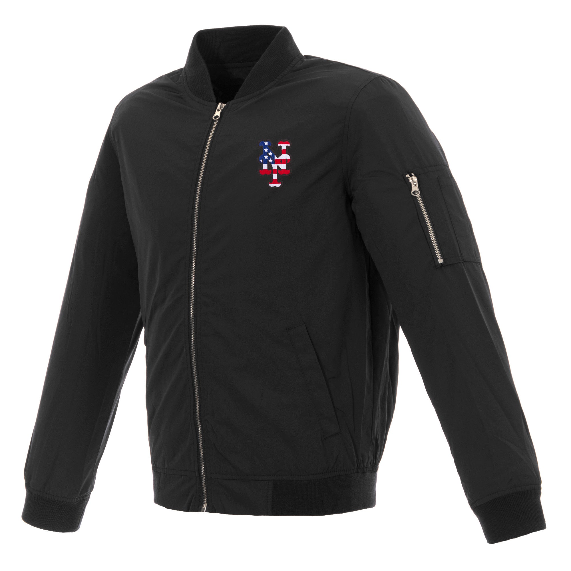 New York Mets Americana Nylon Bomber Jacket