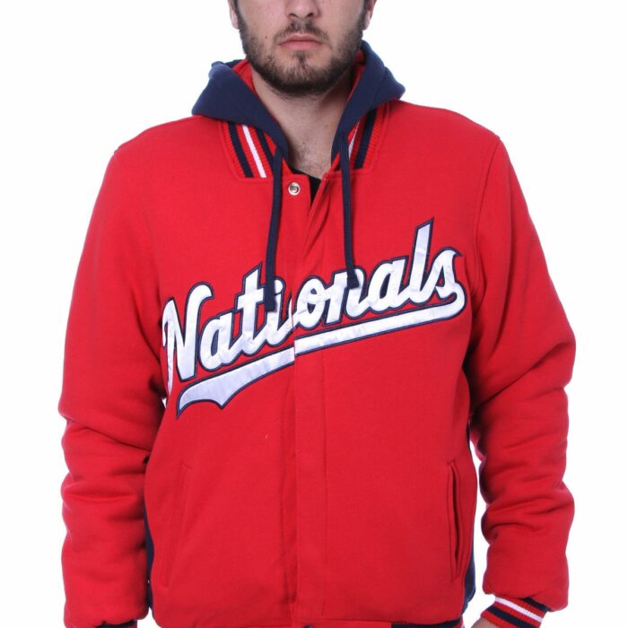Washington Nationals Reversible Fleece Jacket