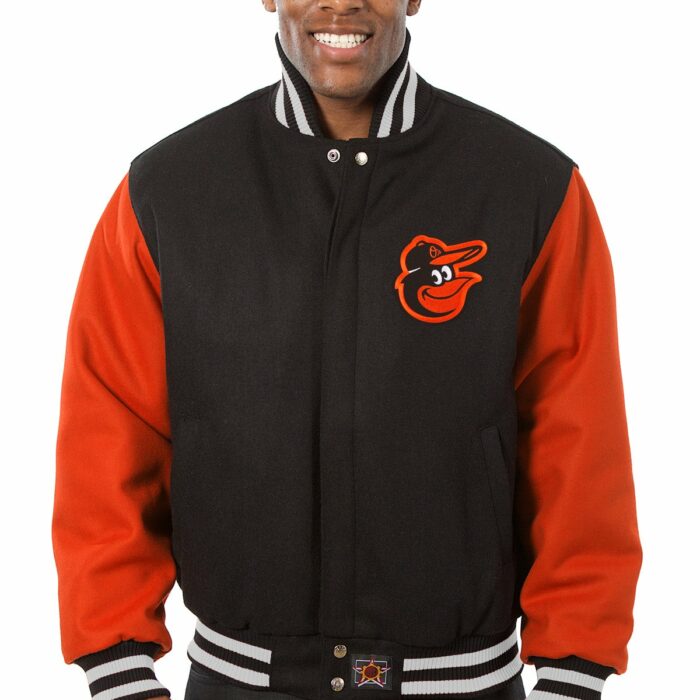 Baltimore Orioles Embroidered Wool Jacket