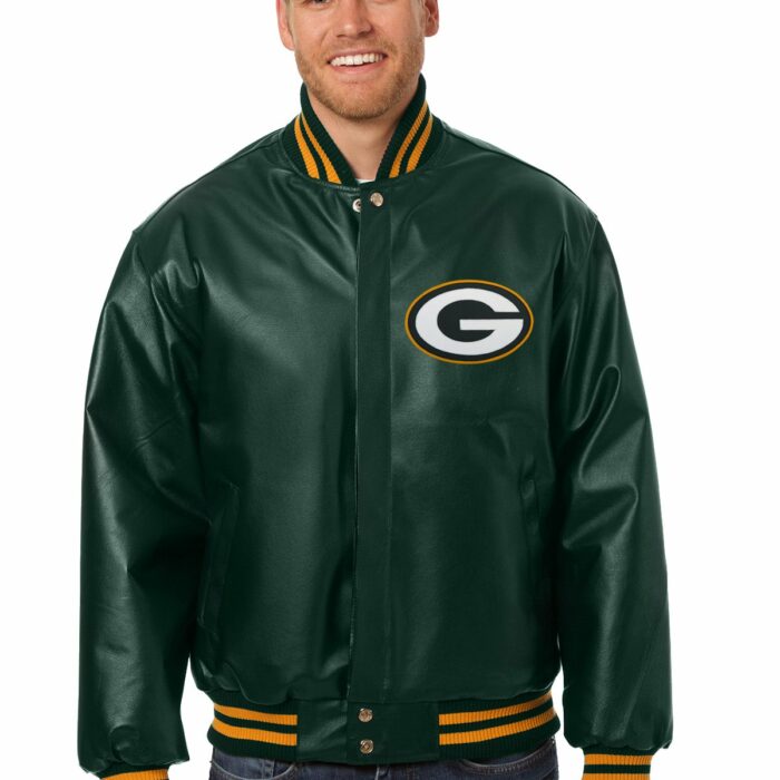 Green Bay Packers Full Leather Jacket