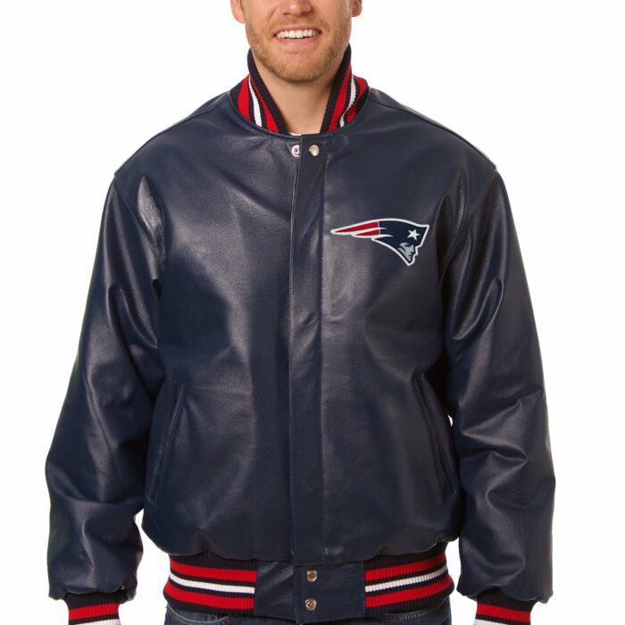 New England Patriots Full Leather Jacket