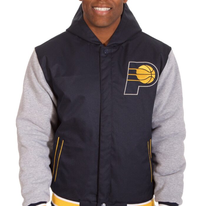 Indiana Pacers Reversible Poly-Twill Jacket