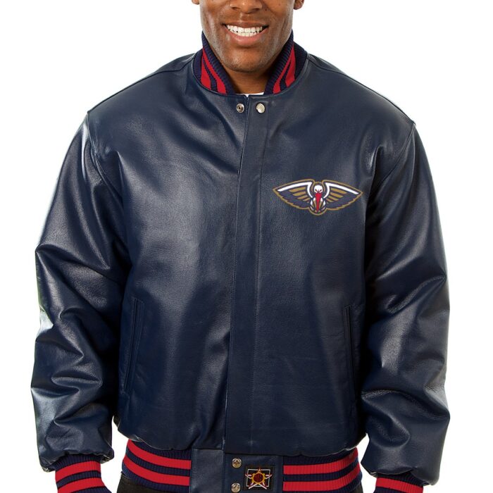 New Orleans Pelicans Full Leather Jacket