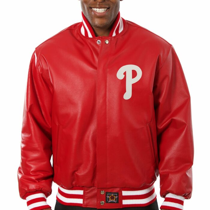 Philadelphia Phillies Full Leather Jacket