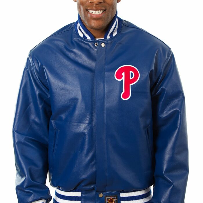 Philadelphia Phillies Full Leather Jacket