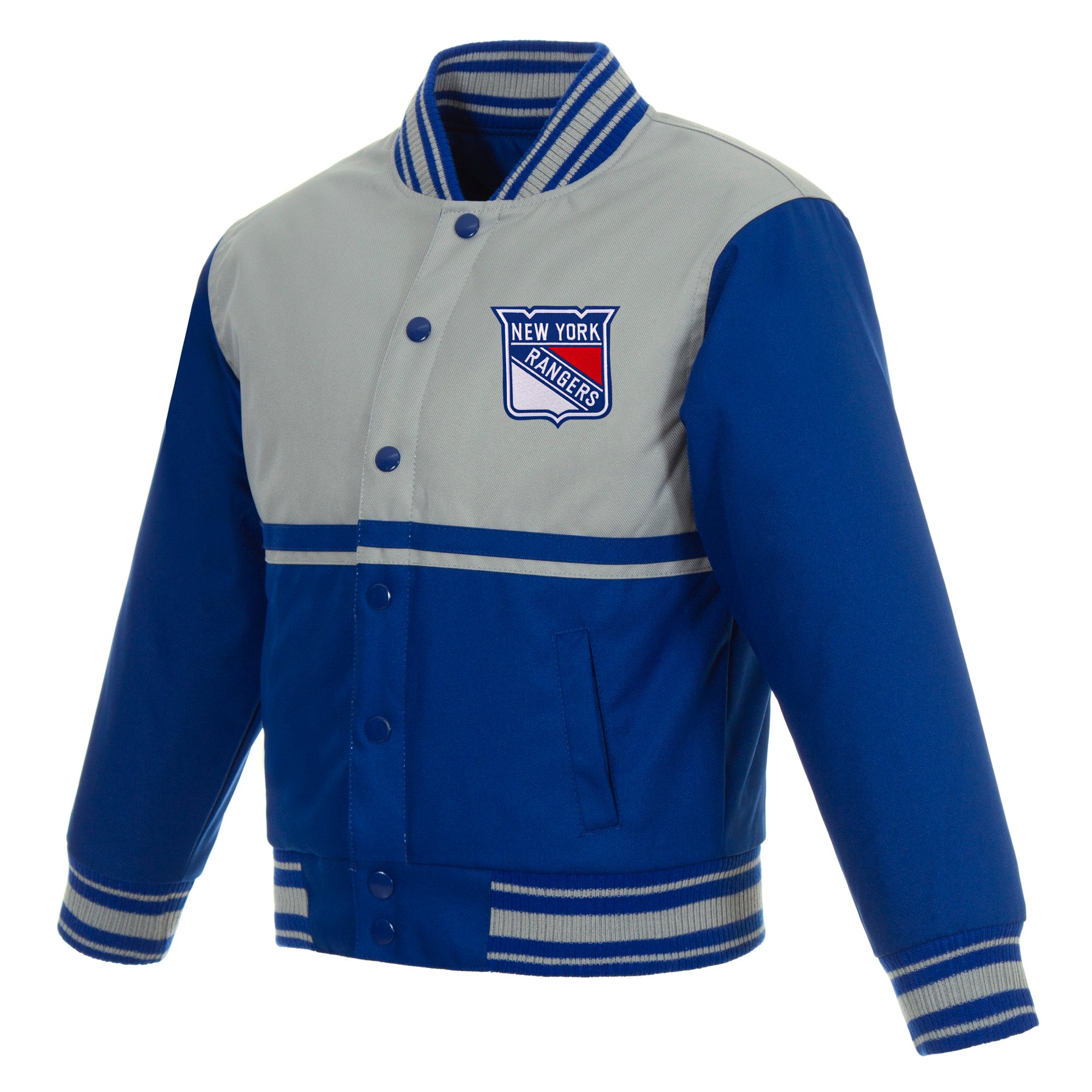 New York Rangers Kids Poly-Twill Jacket