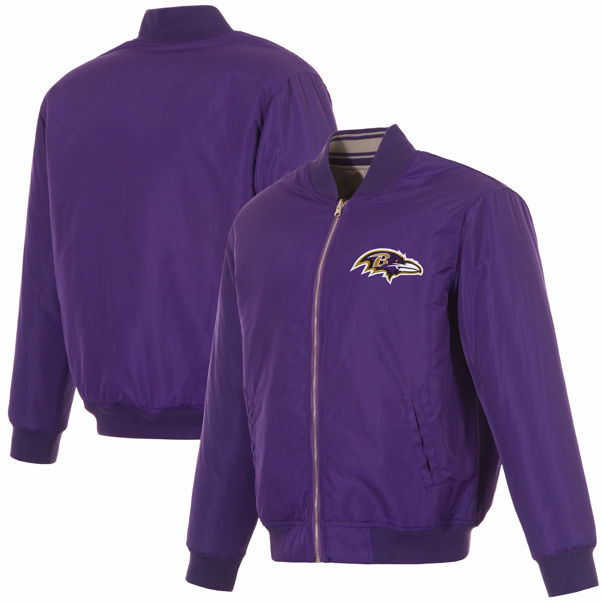 Baltimore Ravens Reversible Flight Jacket
