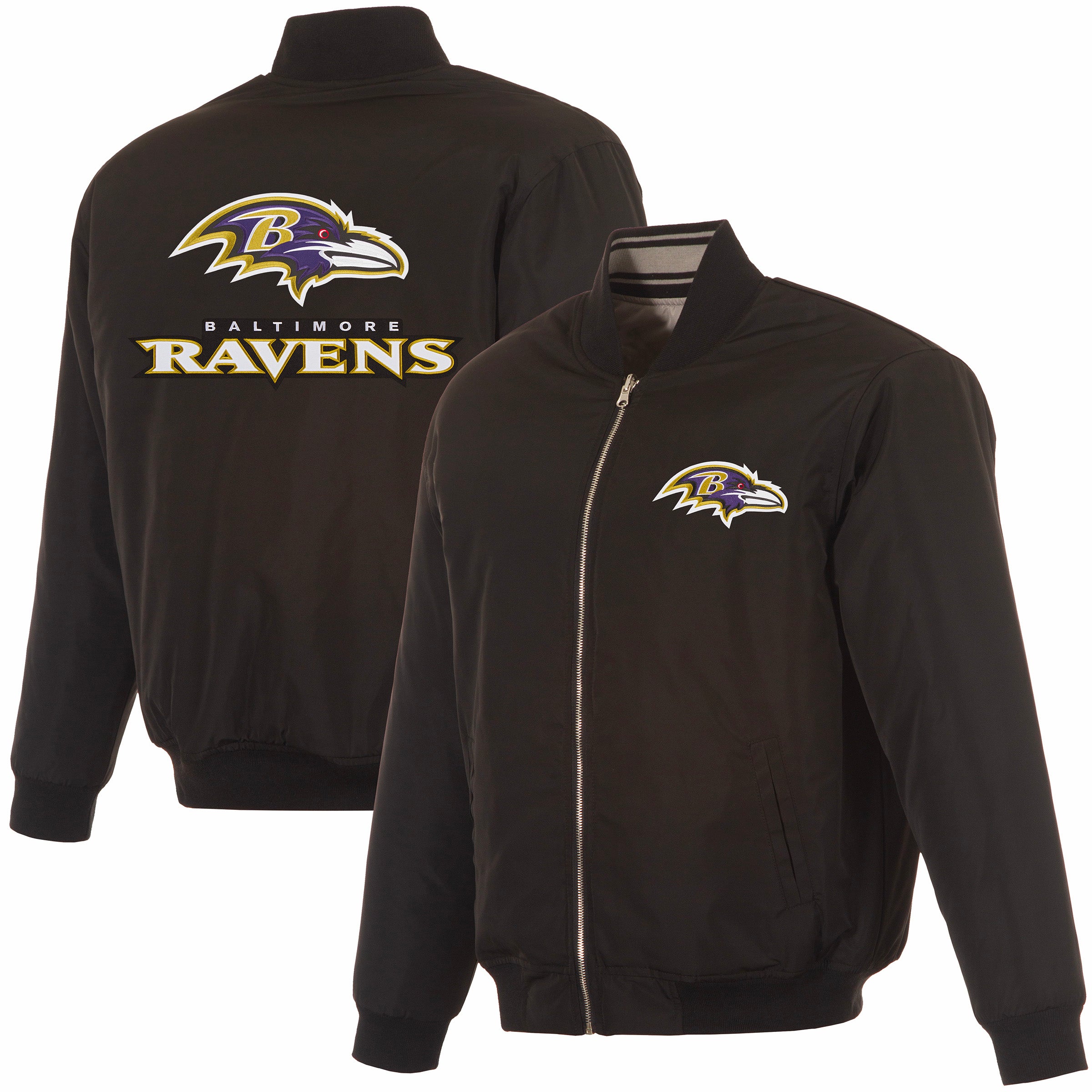 Baltimore Ravens Reversible Flight Jacket