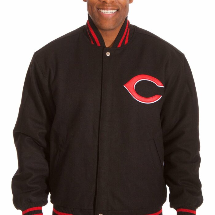 Cincinnati Reds Reversible Wool Jacket