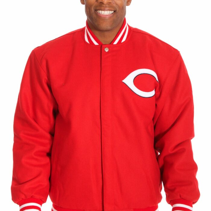 Cincinnati Reds Reversible Wool Jacket