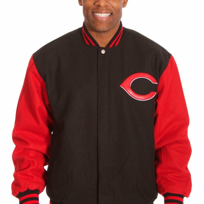 Cincinnati Reds Reversible Wool Jacket