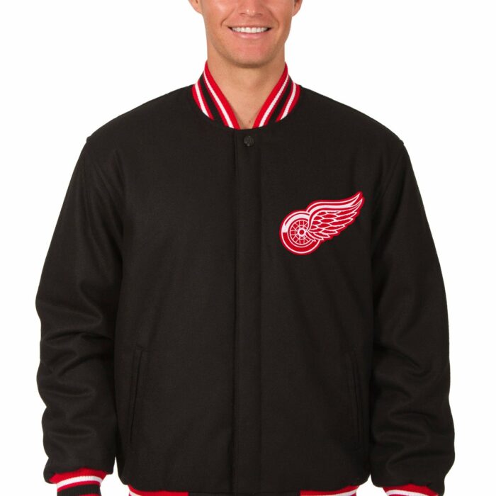 Detroit Red Wings All-Wool Reversible Jacket