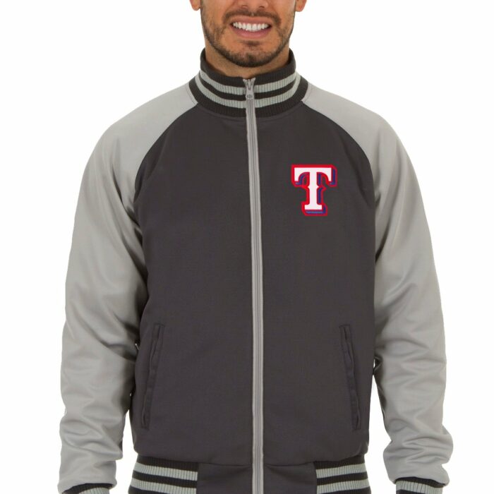 Texas Rangers Reversible Polyester Track Jacket
