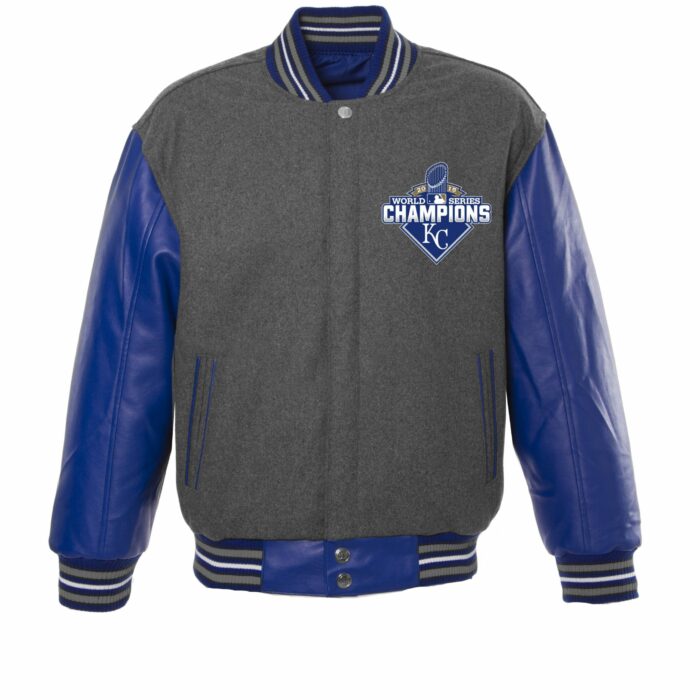 Kansas City Royals Kid's World Series Reversible Wool Jacket
