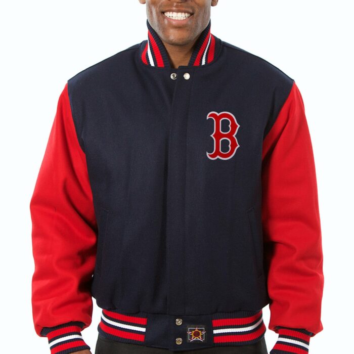 Boston Red Sox Embroidered Wool Jacket