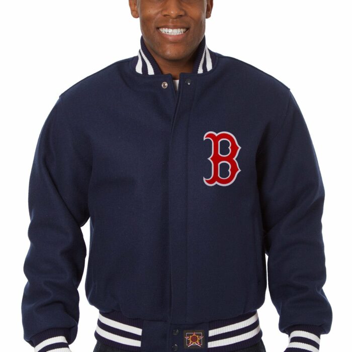 Boston Red Sox Embroidered Wool Jacket