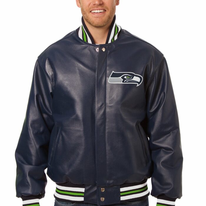 Seattle Seahawks Full Leather Jacket