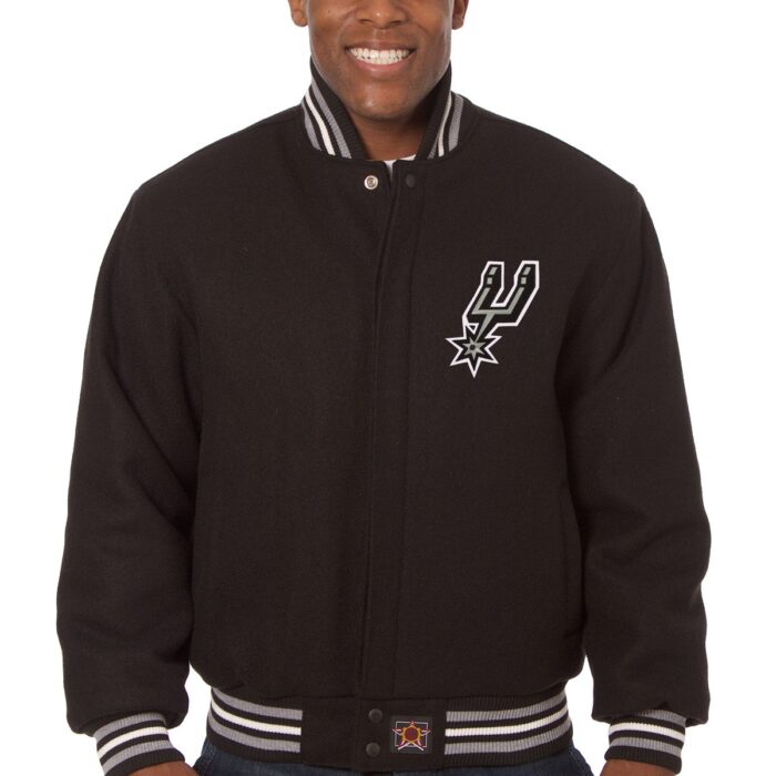 San Antonio Spurs Embroidered Wool Jacket