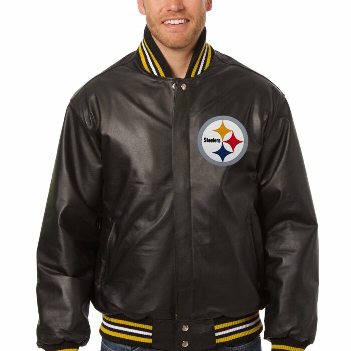 Pittsburgh Steelers Full Leather Jacket