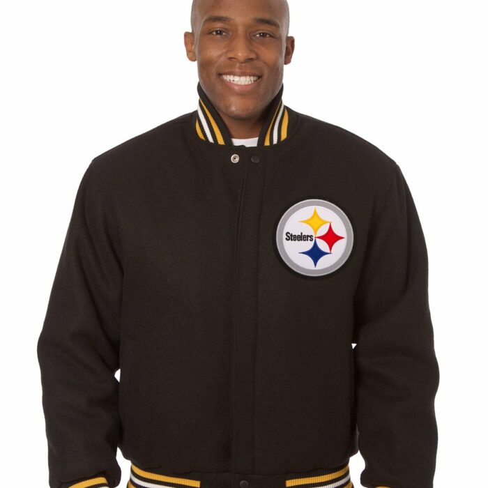Pittsburgh Steelers Embroidered Wool Jacket