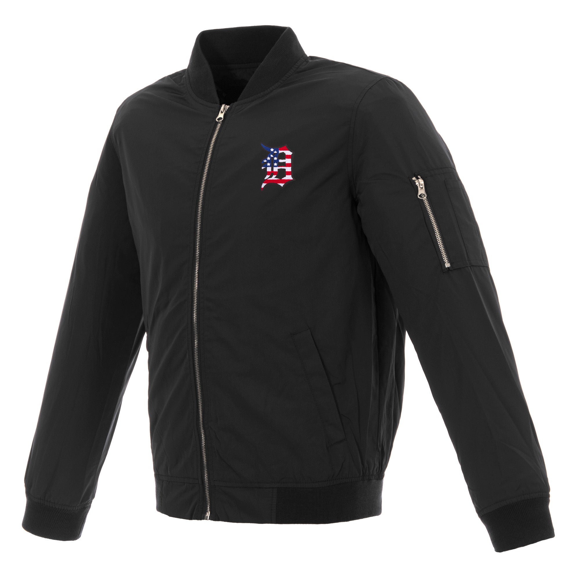 Detroit Tigers Americana Nylon Bomber Jacket