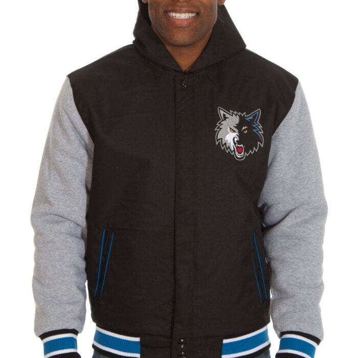 Minnesota Timberwolves Reversible Poly-Twill Jacket