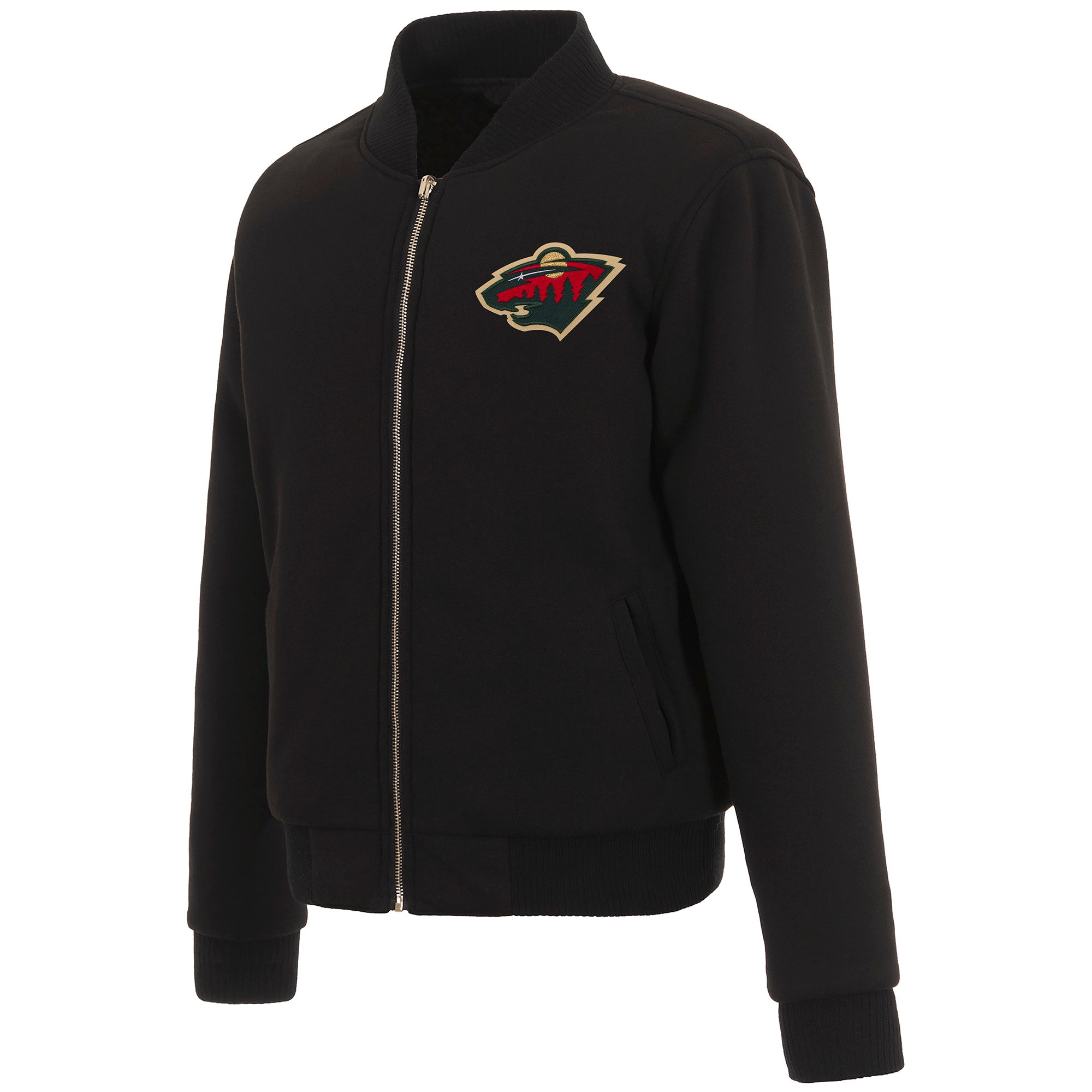 Minnesota Wild Ladies Reversible Fleece Jacket