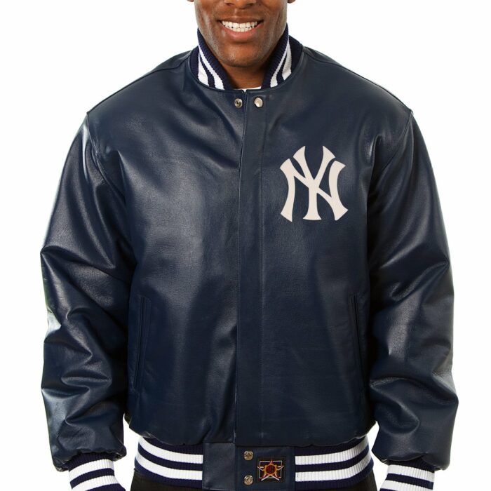 New York Yankees Full Leather Jacket