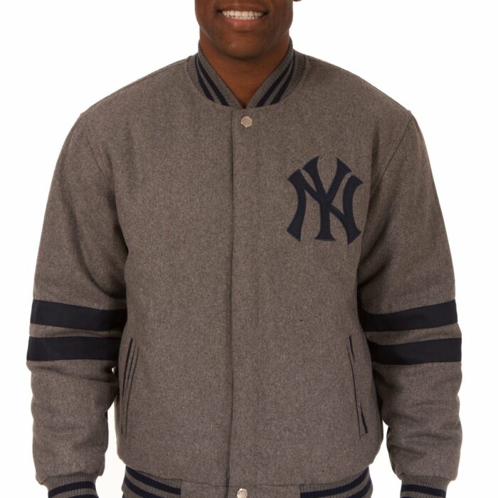 New York Yankees Reversible Wool Jacket